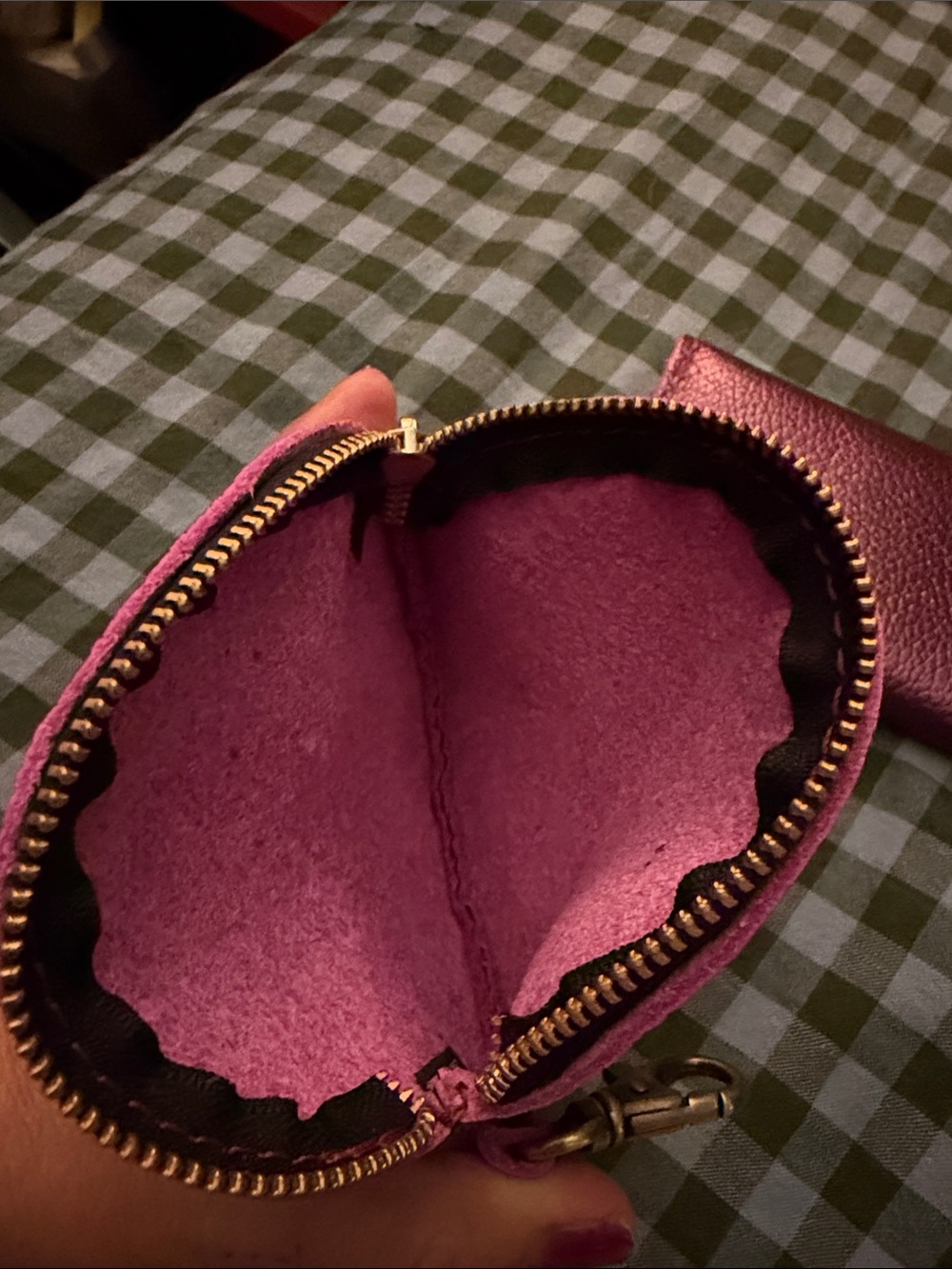 Portland Leather Gordita and Mini Envelope Wallet: UltraViolet - Picture 3 of 4